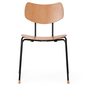 Silla Vega VLA26T Carl Hansen and Son - Roble barniz Acero negro