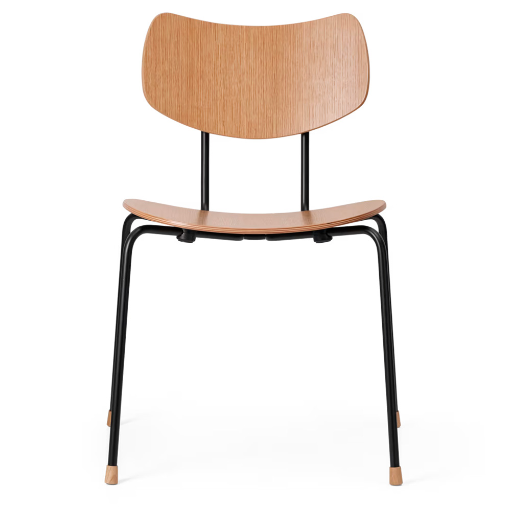 Silla Vega VLA26T Carl Hansen and Son - Roble barniz Acero negro