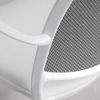 Sillón Gas Blanco Tapizado Red Stua