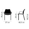 Sillón Gas Blanco Tapizado Red Stua