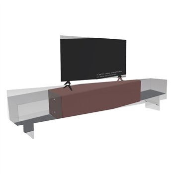 Mueble TV 36e8 Glass Lago