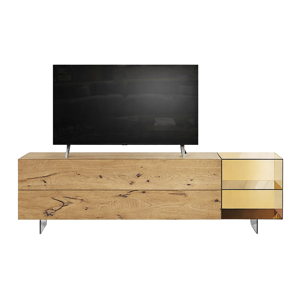 Mueble TV 36e8 Glass Wildwood Lago