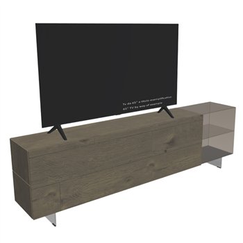 Mueble TV 36e8 Glass Wildwood Lago