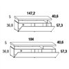 Mueble TV Air lacado Lago