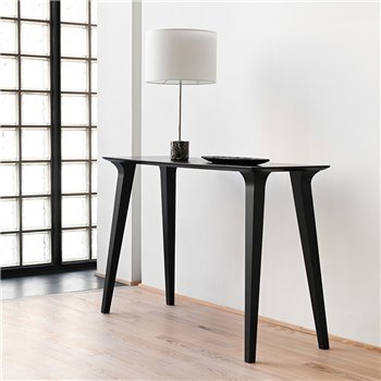 Consola Lau: Laminado negro