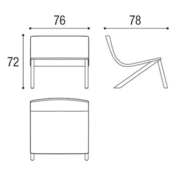 Sillón Mezz’aria Finewood Lago