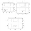 Mesa fija rectangular Air cristal Lago