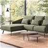Chaise longue con brazo Costura Stua