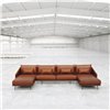 Chaise longue con brazo Costura Stua