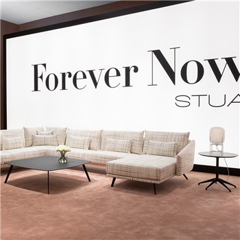 Chaise longue con brazo Costura Stua