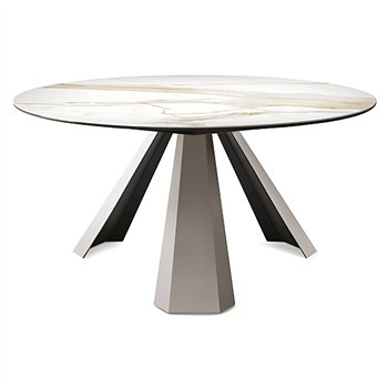 Mesa Eliot Keramik Round Cattelan Italia