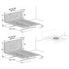 Cama matrimonio Steel Wildwood Lago