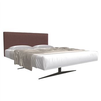 Cama matrimonio Steel tapizado Lago