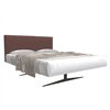 Cama matrimonio Steel tapizado Lago