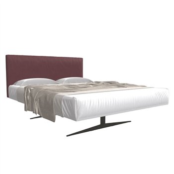 Cama matrimonio Steel tapizado Lago