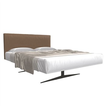 Cama matrimonio Steel tapizado Lago