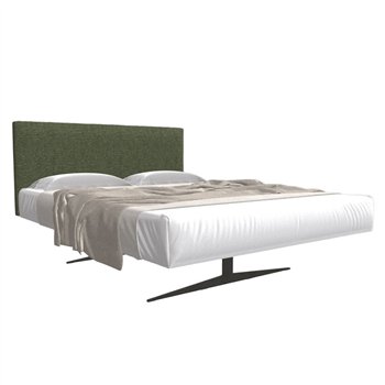 Cama matrimonio Steel tapizado Lago