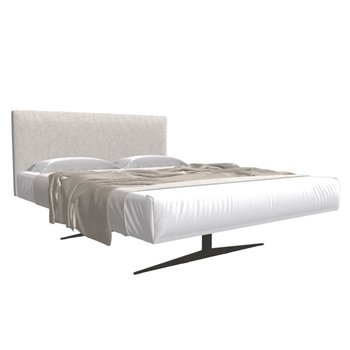 Cama matrimonio Steel tapizado Lago