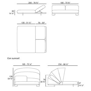 Daybed Milos Vondom