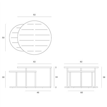 Mesa centro Tray Outdoor Ethnicraft