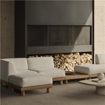 Mesa centro Monocle Outdoor teca Ethnicraft