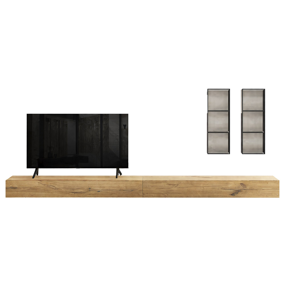 Mueble TV 36e8 con vitrinas Lago