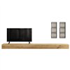 Mueble TV 36e8 con vitrinas Lago