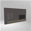 Mueble TV 36e8 con vitrinas Lago
