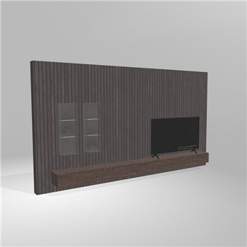 Mueble TV 36e8 con vitrinas Lago