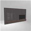 Mueble TV 36e8 con vitrinas Lago