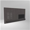 Mueble TV 36e8 con vitrinas Lago