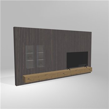 Mueble TV 36e8 con vitrinas Lago