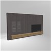 Mueble TV 36e8 con vitrinas Lago