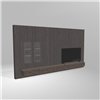 Mueble TV 36e8 con vitrinas Lago