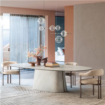 Mesa Napoleon Keramik Cattelan Italia