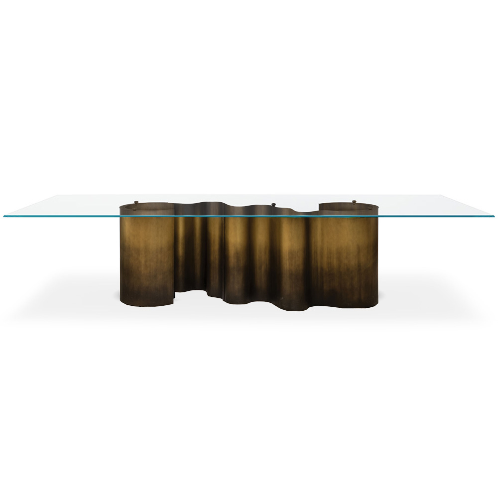 Mesa Papel 3.5 cristal Cattelan Italia