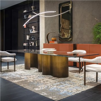 Mesa Papel 3.5 cristal Cattelan Italia