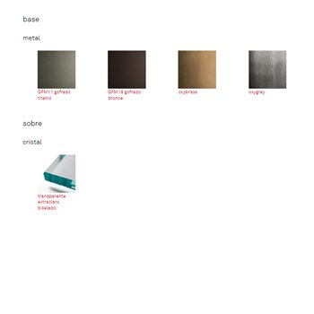 Mesa Papel 3.5 cristal Cattelan Italia