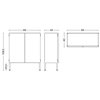 Aparador Perforated Cabinet Medium Floor Hay