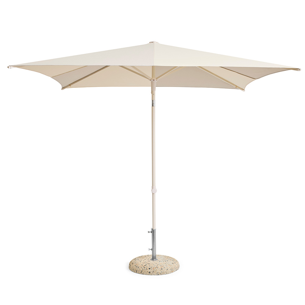 Parasol Terrazza Square Hay - Off-white and grey