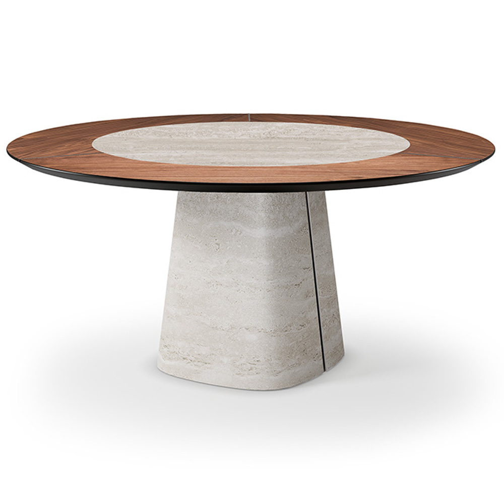 Mesa Rado Ker-Wood Round Cattelan Italia
