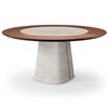 Mesa Rado Ker-Wood Round Cattelan Italia