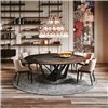 Mesa Skorpio Ker-Wood Round Cattelan Italia