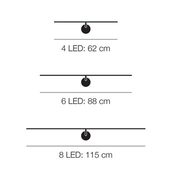 Lámpara pared/techo Light Stick Catellani & Smith