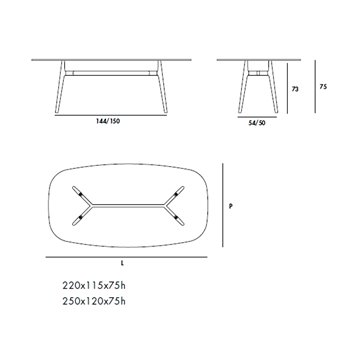 Mesa Lewood shaped 01 cerámica Sovet Italia