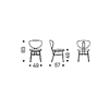 Silla Chloe Cattelan Italia