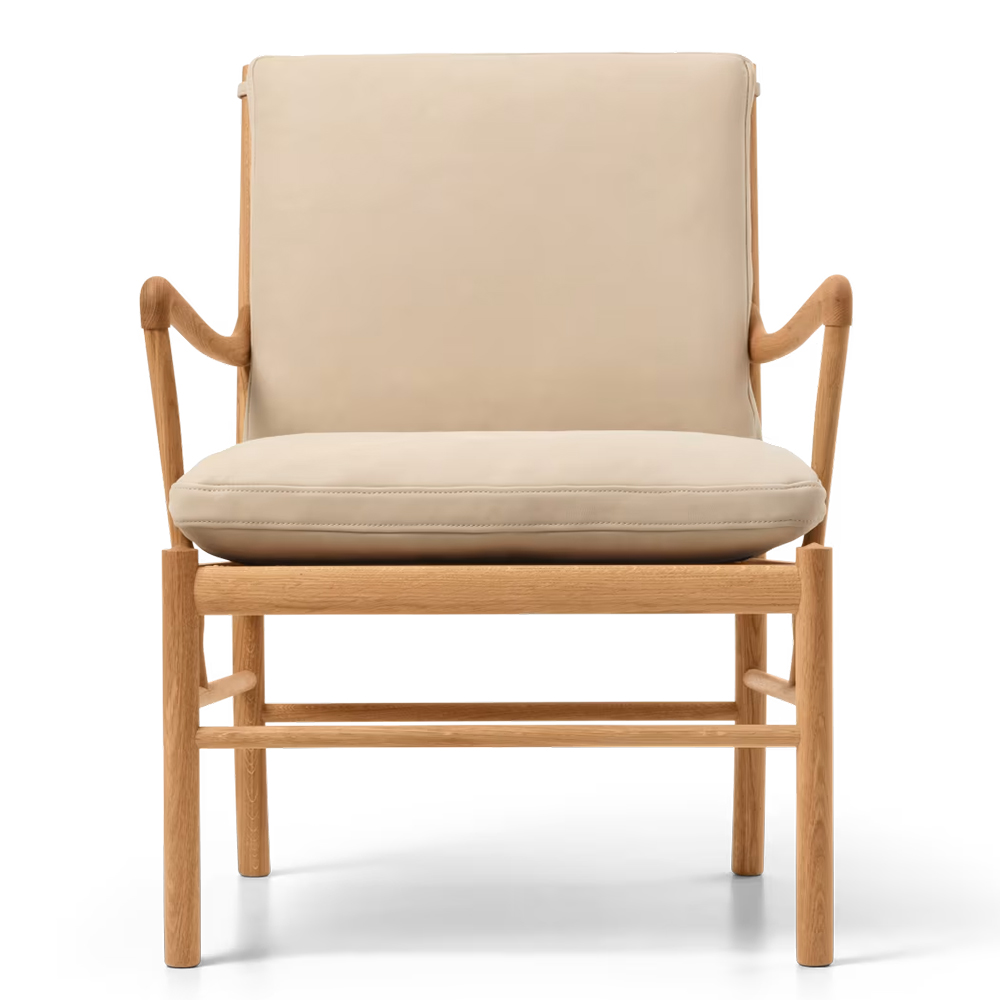 Butaca OW149 Colonial Carl Hansen and Son - Roble aceite/TERRA® 20365 Lime