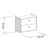 Mesita de noche Dormitorio A String Furniture