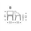 Silla Magda Brazos Cattelan Italia
