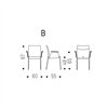 Silla Norma Brazos Cattelan Italia